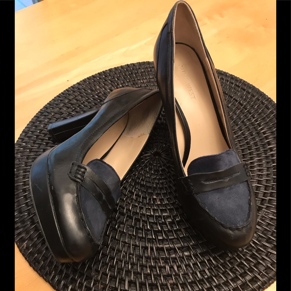 NINE WEST SZ8M Penny Loafer PUMPS